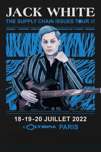 Póster de Jack White à l'Olympia