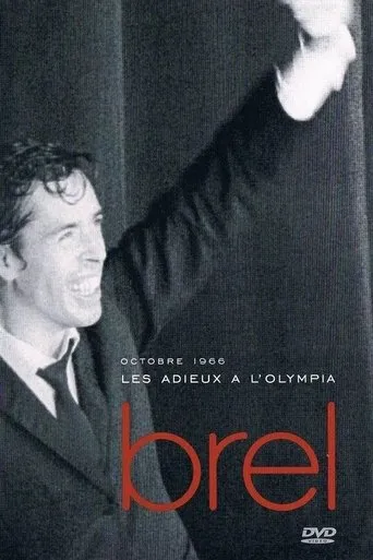 Póster de Jacques Brel - Les Adieux à l'Olympia