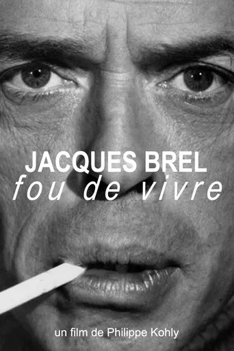 Póster de Jacques Brel, fou de vivre