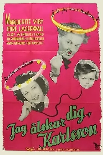 Póster de Jag älskar dig, Karlsson!