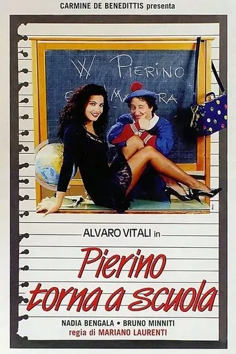 Póster de Jaimito vuelve a la escuela (1990) con Franco Caracciolo como Fidanzato sorella di Pierino