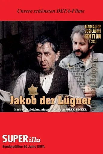Póster de Jakob, el Mentiroso (1975) con Hermann Beyer como Wachhabender