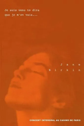 Póster de Jane Birkin au Casino de Paris