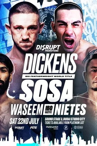 Póster de Jazza Dickens vs. Hector Andres Sosa