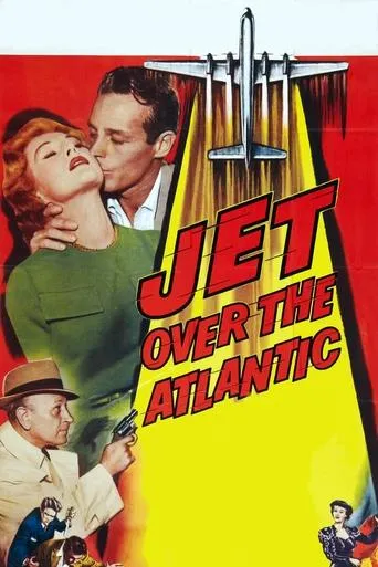 Póster de Jet sobre el atlántico