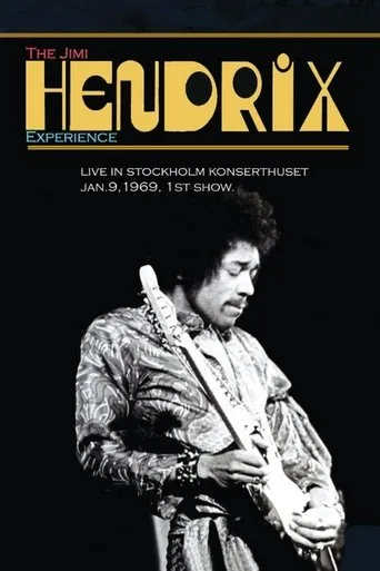 Póster de Jimi Hendrix Live in Stockholm 1969
