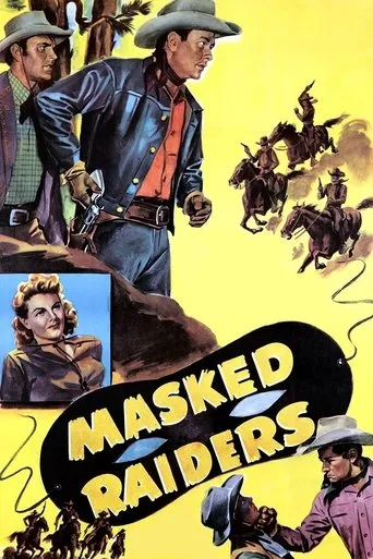 Póster de Jinetes enmascarados (1949) con Jay Kirby como Luke Trevitt