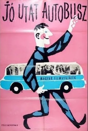 Póster de Jó utat, autóbusz
