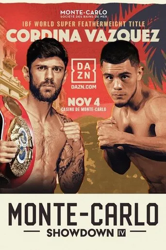 Póster de Joe Cordina vs. Edward Vazquez