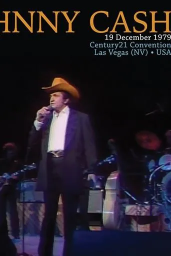 Póster de Johhny Cash - Live in Las Vegas 1979