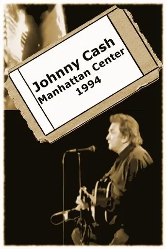 Póster de Johnny Cash - Manhattan Center