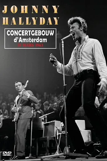 Póster de Johnny Hallyday concert Amsterdam 1963