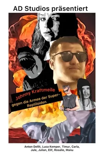Póster de Johnny Kraftmeile gegen die Armee der Super-Reptiloiden