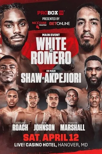 Póster de Jordan White vs. Jose Matias Romero