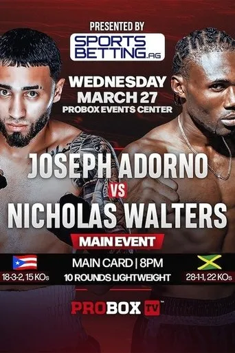 Póster de Joseph Adorno vs. Nicholas Walters