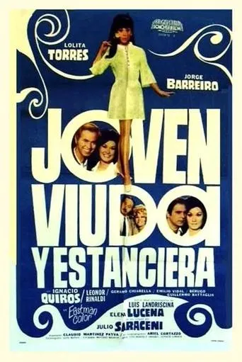 Póster de Joven, viuda y estanciera