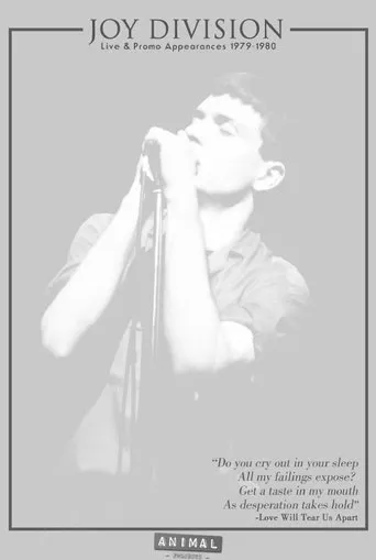 Póster de Joy Division: Live & Promo Appearances 1979-1980