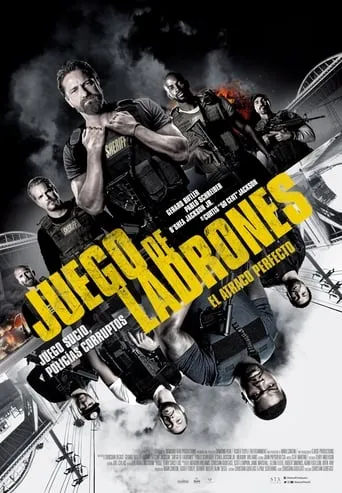 Póster de Juego de ladrones: El atraco perfecto (2018) con Gerard Butler como Det. Nicholas O'Brien