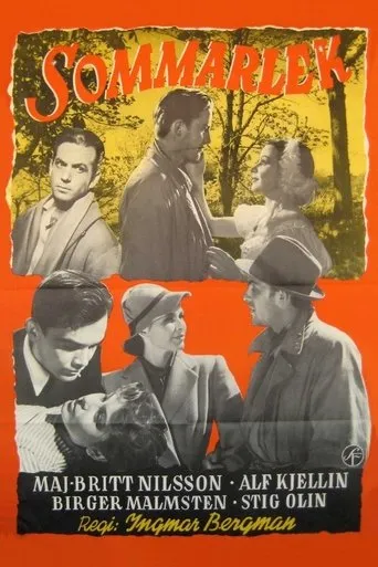 Póster de Juegos de verano (1951) con Carl-Axel Elfving