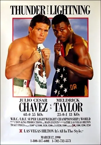 Póster de Julio César Chávez vs. Meldrick Taylor I