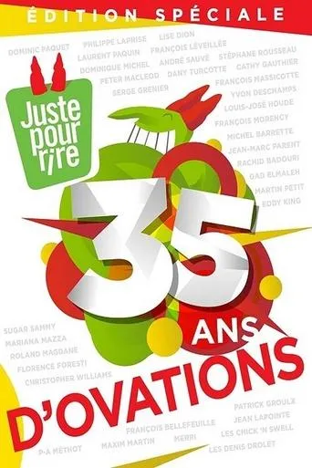 Póster de Juste pour rire - 35 ans d'ovations