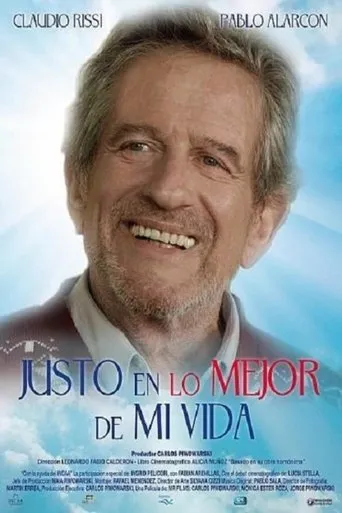 Póster de Justo en lo mejor de mi vida
