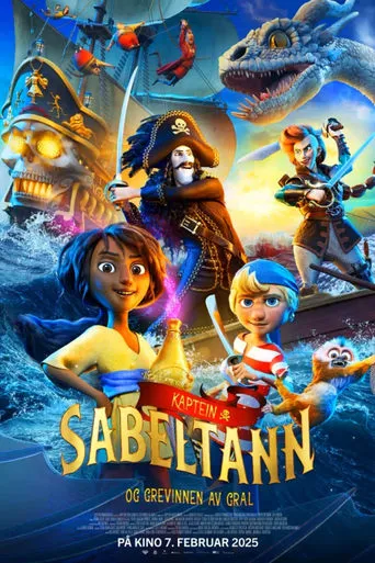 Póster de Kaptein Sabeltann og Grevinnen av Gral