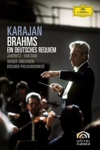 Póster de Karajan Brahms Ein Deutsches Requiem