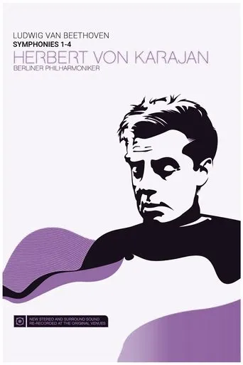 Póster de Karajan: Ludwig van Beethoven: Symphonies nos. 1-4