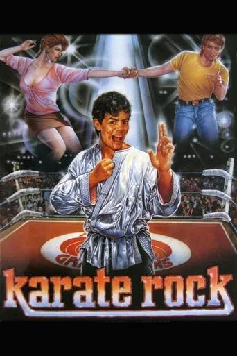 Póster de Karate Rock (1990) con Alan Scott