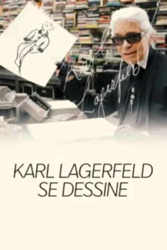 Póster de Karl Lagerfeld se dessine