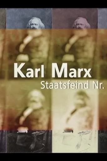 Póster de Karl Marx - Staatsfeind Nr. 1