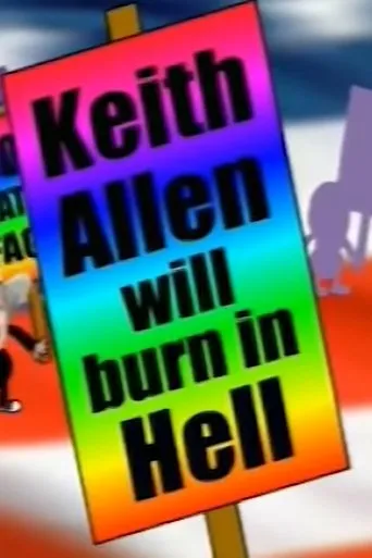 Póster de Keith Allen Will Burn in Hell