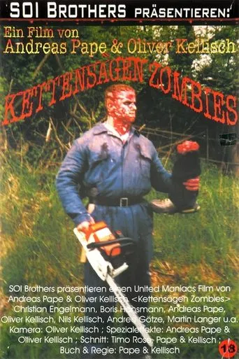 Póster de Kettensägen Zombies
