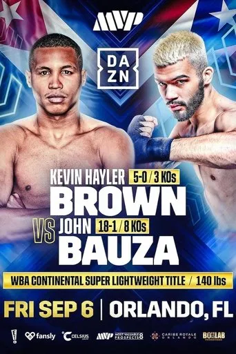 Póster de Kevin Hayler Brown vs. John Bauza