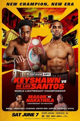 Póster de Keyshawn Davis vs. Edwin De Los Santos