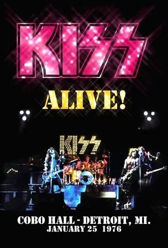 Póster de Kiss - (Alive Tour) Cobo Hall Detroit, MI January 25,