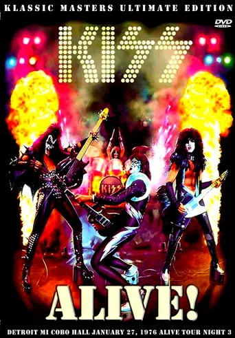 Póster de Kiss [1976] Detroit 1976