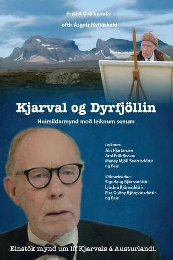 Póster de Kjarval og Dyrfjöllin