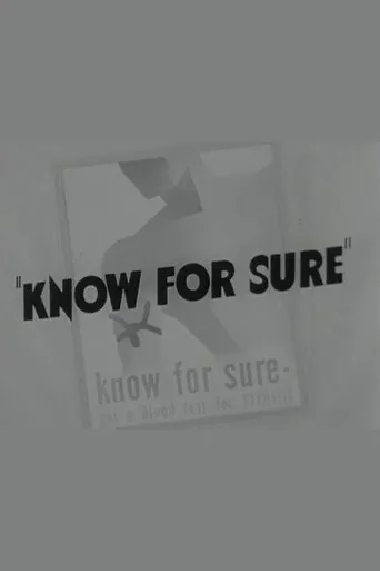 Póster de Know For Sure