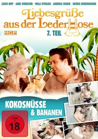 Póster de Kokosnüsse und Bananen