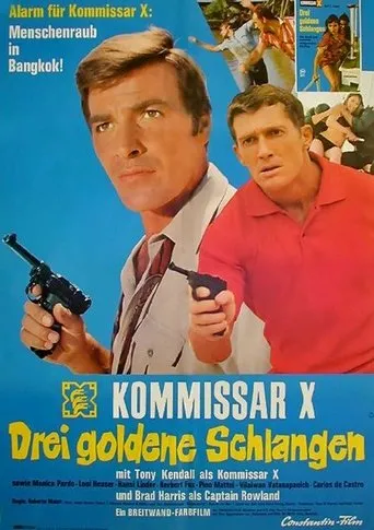 Póster de Kommissar X - Drei goldene Schlangen