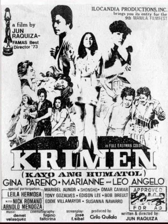 Póster de Krimen: Kayo ang Humatol