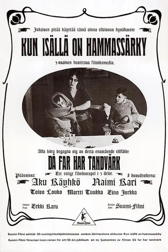 Póster de Kun isällä on hammassärky