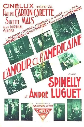 Póster de L'Amour à l'américaine