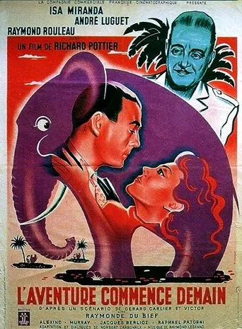 Póster de L'aventure commence demain