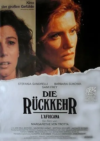 Póster de La africana (1990) con Jacques Sernas como Dr. Wargnier