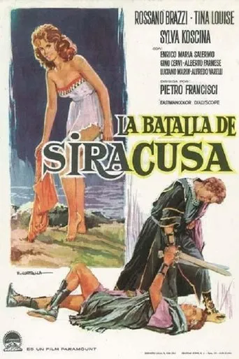 Póster de La batalla de Siracusa (1960) con Gino Cervi como Gerone