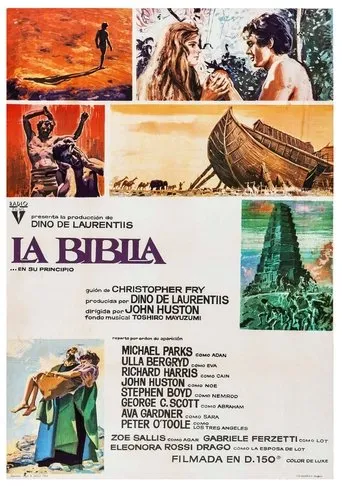 Póster de La Biblia... en su principio (1966) con Richard Harris como Cain