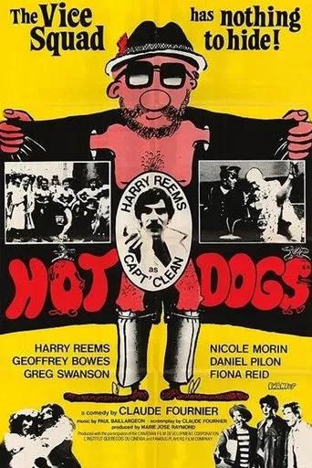 Póster de La brigada antiporno (1980) con Daniel Pilon como Frank